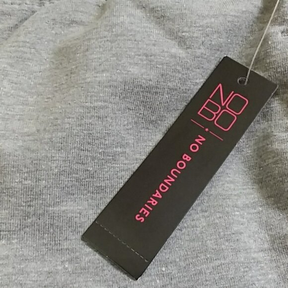 No Boundaries Paper Bag Waist French Terry Knit Short - Picture 5 of 6